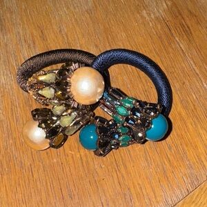 Elegant Beaded wrap around bracelets with Gem Accents